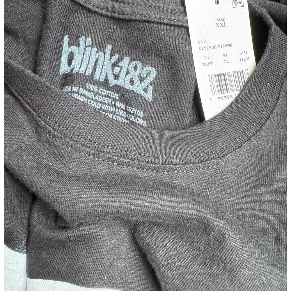 NEW! Official Rock Band Blink -182 Self-Titled Black Tee Shirt New With Tags xxl - Picture 4 of 4